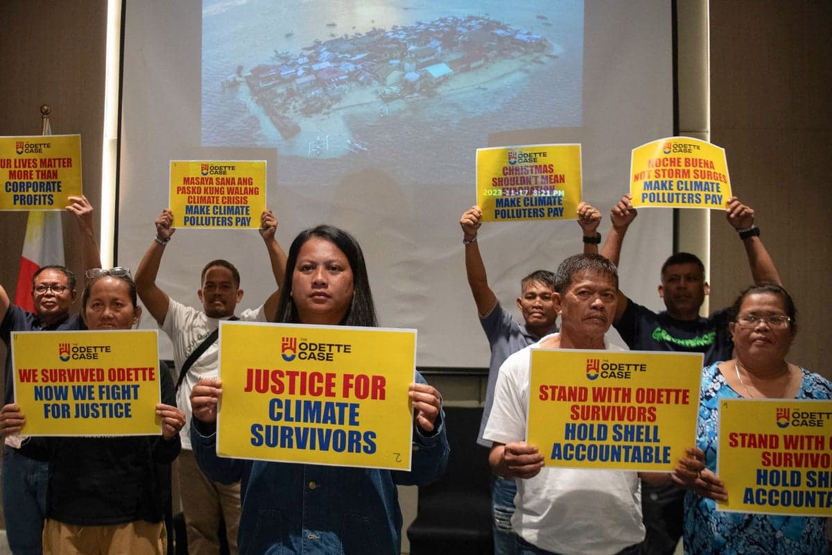Filipino Communities Challenge Shell's Climate Violence